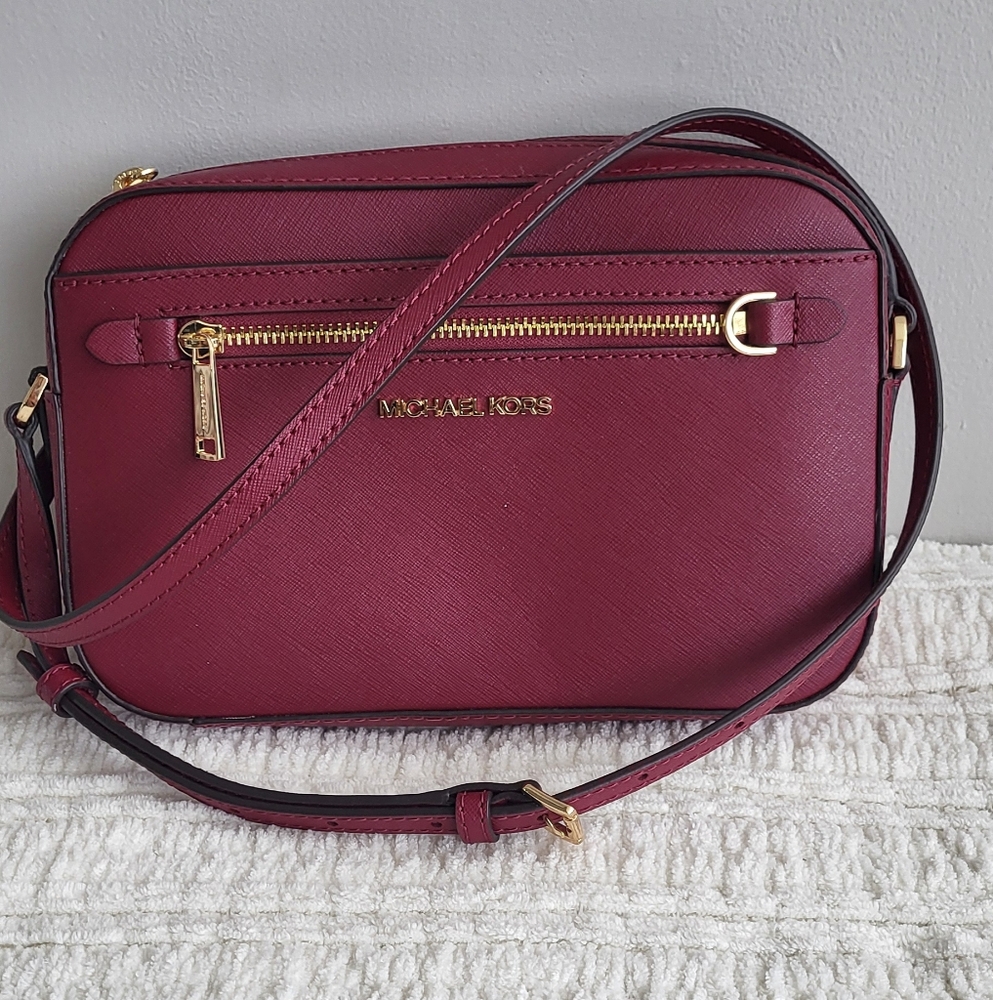 Michael Kors Burgundy Crossbody Bag